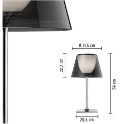 KTribe T1/T2 Tafellamp Smoke - Flos - Koop Online 9 KTribe T1/T2 Tafellamp Smoke - Flos - Koop Online -Flos-NL 1701 3 1