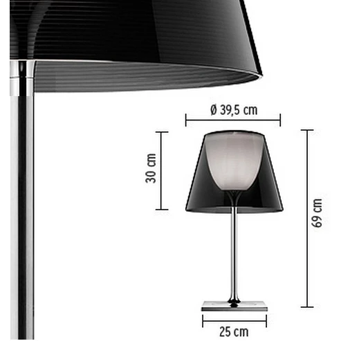 KTribe T1/T2 Tafellamp Smoke - Flos - Koop Online 6 KTribe T1/T2 Tafellamp Smoke - Flos - Koop Online - Afbeelding 4