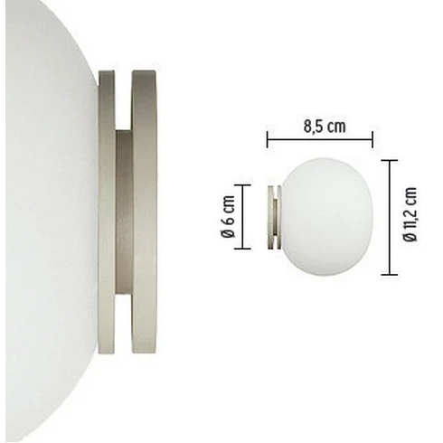 Glo-Ball Mini C/W Wandlamp/Plafondlamp - Flos - Koop Online 4 Glo-Ball Mini C/W Wandlamp/Plafondlamp - Flos - Koop Online - Afbeelding 2