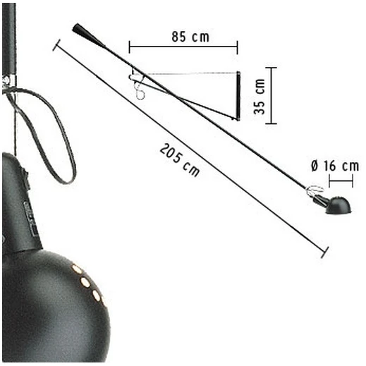 265 Wandlamp Zwart - Flos - Koop Online 4 265 Wandlamp Zwart - Flos - Koop Online - Afbeelding 2