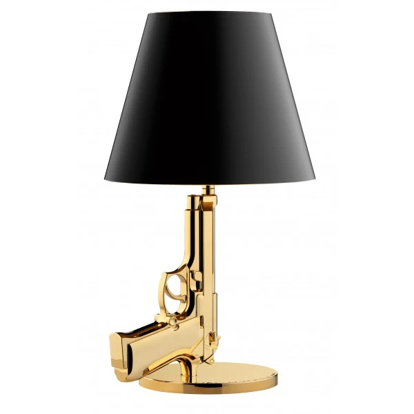 Gun Bedside Tafellamp Goud - Flos - Koop Online 3 Gun Bedside Tafellamp Goud - Flos - Koop Online