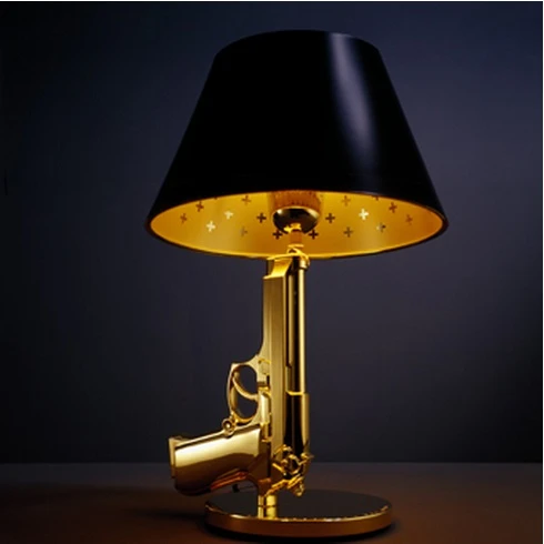 Gun Bedside Tafellamp Goud - Flos - Koop Online 4 Gun Bedside Tafellamp Goud - Flos - Koop Online - Afbeelding 2
