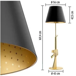 Gun Lounge VloerLamp Goud - Flos - Koop Online -Flos-NL 229 4 1