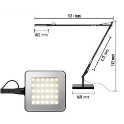 Kelvin Tafellamp LED Antracit - Flos - Koop Online 9 Kelvin Tafellamp LED Antracit - Flos - Koop Online -Flos-NL 239 5