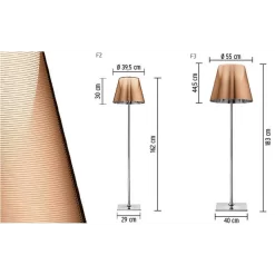 KTribe F2 / F3 Vloerlamp Alu Bronze - Flos - Koop Online -Flos-NL 249 5