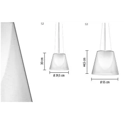 KTribe S2/S3 Hanglamp Transparant - Flos - Koop Online -Flos-NL 253 4 1