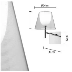 Ktribe W Wandlamp Transparant - Flos - Koop Online -Flos-NL 260 4 1