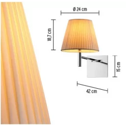 Ktribe W Wandlamp Off-White Silke - Flos - Koop Online 9 Ktribe W Wandlamp Off-White Silke - Flos - Koop Online -Flos-NL 262 4 1