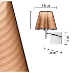 Ktribe W Wandlamp Aluminium Bronce - Flos - Koop Online -Flos-NL 263 4 1