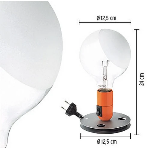 Lampadina Tafellamp Oranje - Flos - Koop Online 4 Lampadina Tafellamp Oranje - Flos - Koop Online - Afbeelding 2