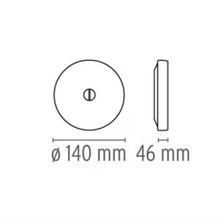 Mini Button Plafondlamp/Wandlamp - Flos - Koop Online -Flos-NL 3015 4 1