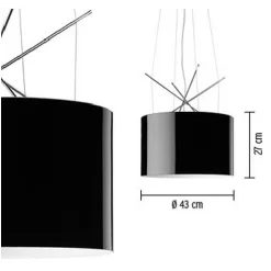 Ray Hanglamp Zwart - Flos - Koop Online 9 Ray Hanglamp Zwart - Flos - Koop Online -Flos-NL 307 4 1