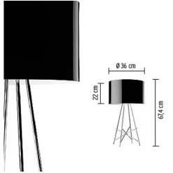 Ray Tafellamp Zwart - Flos - Koop Online -Flos-NL 308 4 1