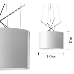 Ray Hanglamp Wit - Flos - Koop Online 9 Ray Hanglamp Wit - Flos - Koop Online -Flos-NL 309 4 1
