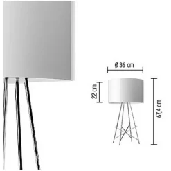 Ray Tafellamp Wit - Flos - Koop Online 10 Ray Tafellamp Wit - Flos - Koop Online -Flos-NL 311 4 1