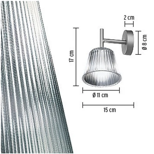 Romeo Babe W Wandlamp Glas - Flos - Koop Online 4 Romeo Babe W Wandlamp Glas - Flos - Koop Online - Afbeelding 2