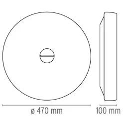 Button Hl Plafondlamp/Wandlamp - Flos - Koop Online -Flos-NL 3191 3 1