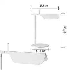 Tab Tafellamp Wit LED - Flos - Koop Online 9 Tab Tafellamp Wit LED - Flos - Koop Online -Flos-NL 358 4 1