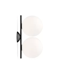 IC C/W1 Double Plafondlamp/Wandlamp Zwart - Flos - Koop Online