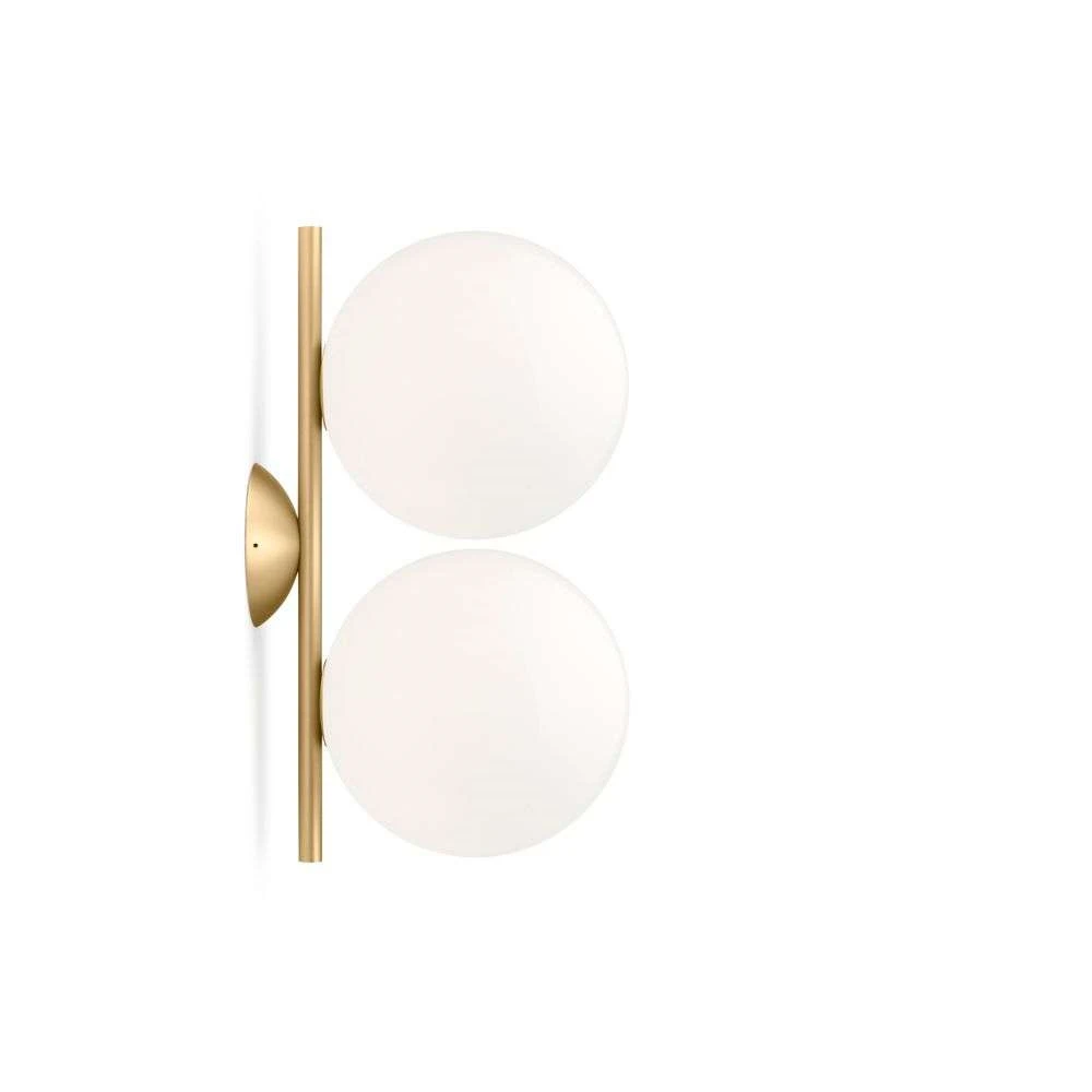 IC C/W1 Double Plafondlamp/Wandlamp Messing - Flos - Koop Online 3 IC C/W1 Double Plafondlamp/Wandlamp Messing - Flos - Koop Online