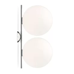 IC C/W2 Double Plafondlamp/Wandlamp Chroom - Flos - Koop Online