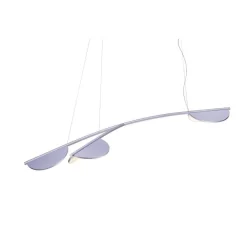 Almendra S3 Y Long Hanglamp Lilac Metallized - Flos - Koop Online