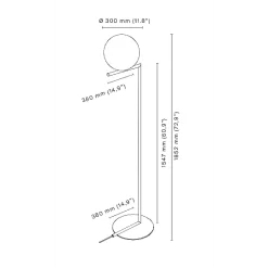 Flos-NL -Flos-NL 820090008304020f220gulvlampe20messing20 20flos 2