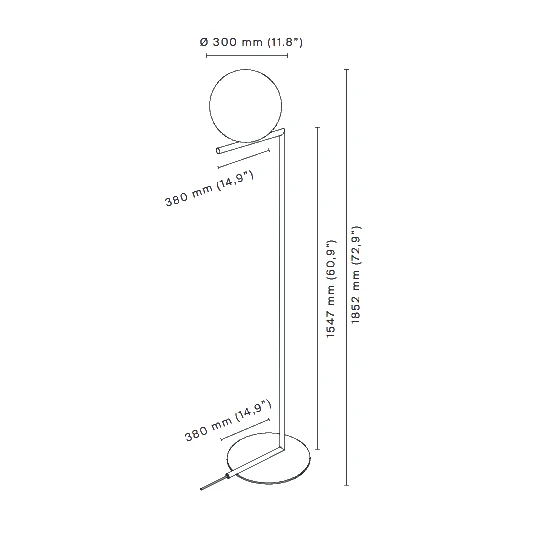 IC F2 VloerLamp Geelkoper - Flos - Koop Online 4 IC F2 VloerLamp Geelkoper - Flos - Koop Online - Afbeelding 2
