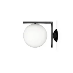 Ic C/W1 Wandlamp/Plafondlamp Chroom - Flos - Koop Online