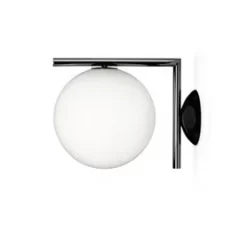 Ic C/W2 Wandlamp/Plafondlamp Chroom - Flos - Koop Online