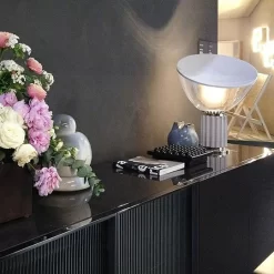 Taccia (Pmma) Tafellamp Zilver - Flos - Koop Online -Flos-NL 820090008579120taccia20bordlampe20plast20silver flos 5