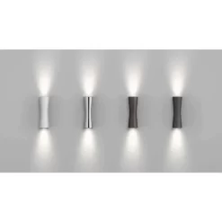 Clessidra 20°+20° Buiten Wandlamp Gray - Flos - Koop Online -Flos-NL 8200900086142 Clessidra 40 40 V glampe Hvid 32