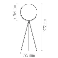 Superloon VloerLamp Zwart - Flos - Koop Online -Flos-NL 820090008681720superloon20gulvlampe20sort flos lampemesteren 4