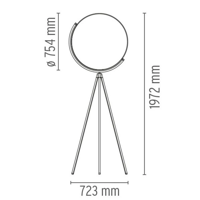 Superloon Staande Lamp Chroom - Flos - Koop Online 5 Superloon Staande Lamp Chroom - Flos - Koop Online - Afbeelding 3