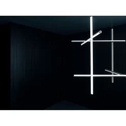 Coordinates S3 Hanglamp Moon Grey - Flos - Koop Online -Flos-NL 8200900094422coordinates suspension 3 argent finish3