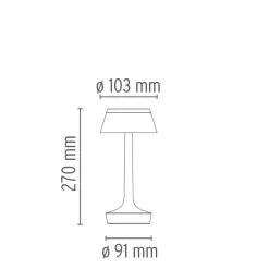 Bon Jour Unplugged Tafellamp - Flos - Koop Online 13 Bon Jour Unplugged Tafellamp - Flos - Koop Online -Flos-NL Bon Jour Bordlampe Flos lampemesteren 4